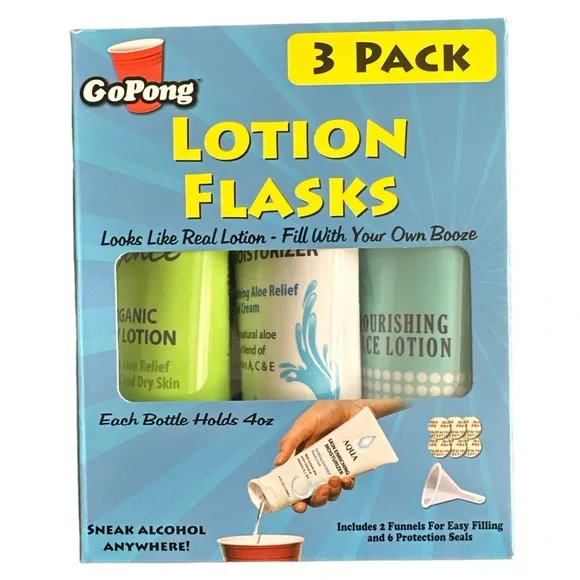 NEW IN BOX Lotion Flasks (3 Pack) - Picture 8 of 9